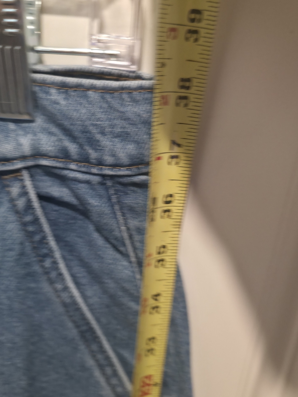 NWOT Universal Thread Light Blue Denim Maxi Skirt with Button Front - Picture 5 of 5